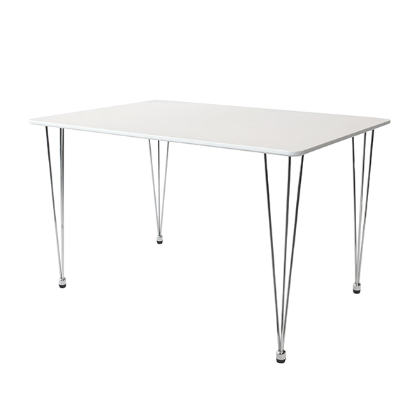 팝테이블 사각화이트 1200 식탁 카페 4인용 디자인