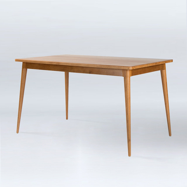 VT9007 4인 원목 식탁 테이블 고무나무 1300