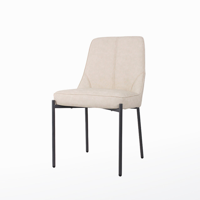 누바체어 가죽 철제 인테리어 카페 디자인 의자