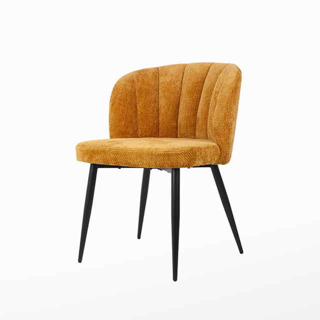 크라운체어 패브릭 철제 인테리어 카페 디자인 의자