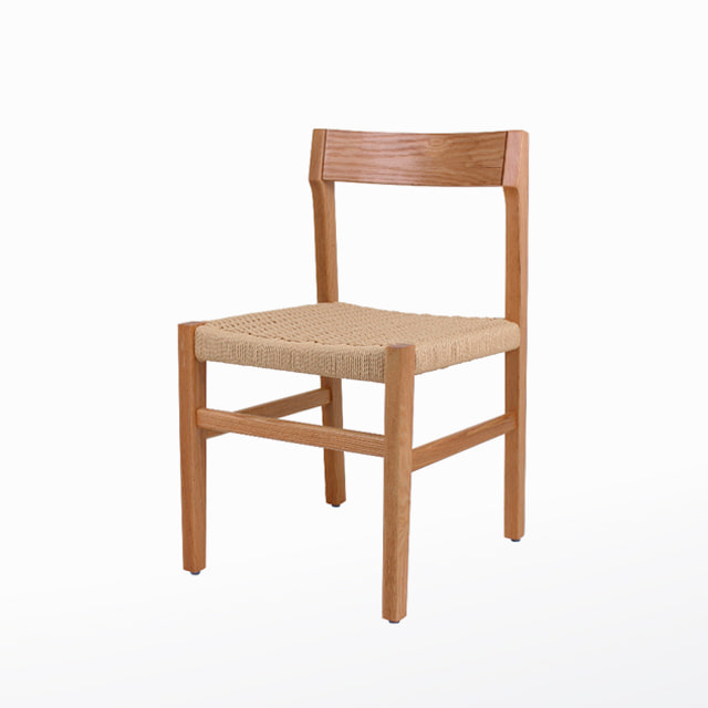 바이직체어 오크 라탄 인테리어 카페 디자인 의자