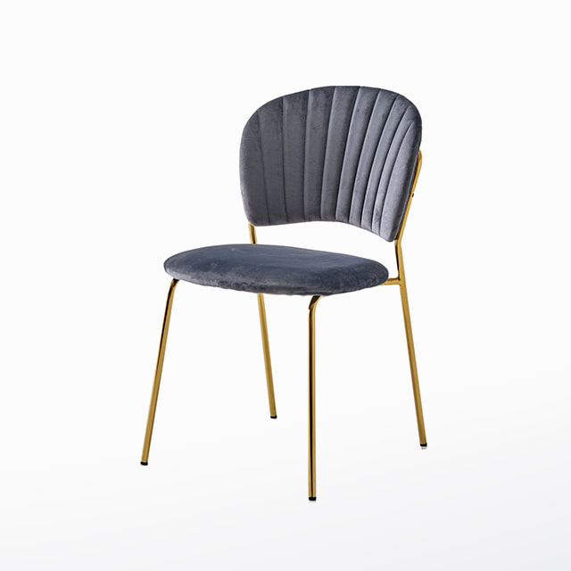 쉘체어 철제 벨벳 카페 인테리어 디자인 의자