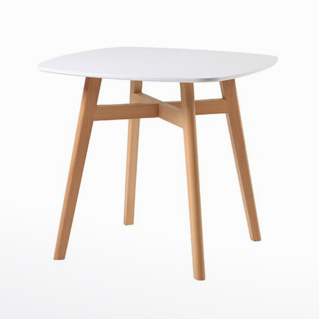 이블린탁자 80각 테이블 목재 우드 카페 홈인테리어 디자인