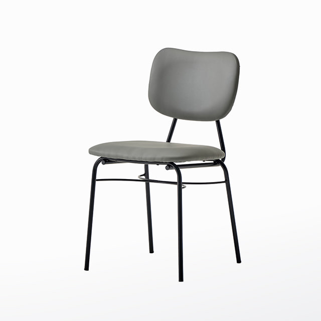 호가든체어 철제 PU가죽 카페 인테리어 디자인 의자