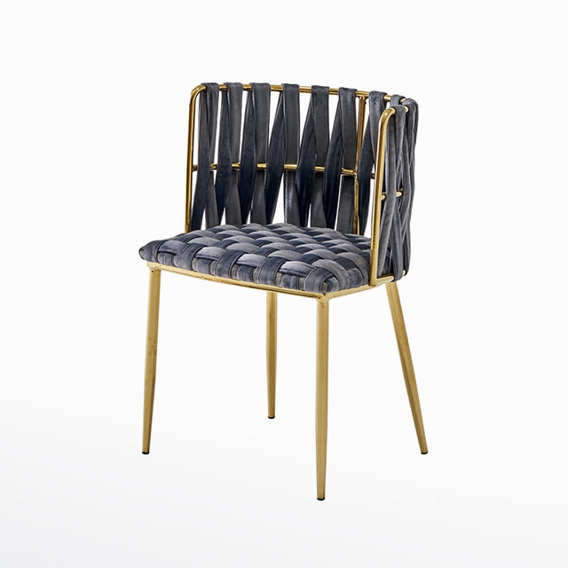 티르체어 벨벳 철제 카페 인테리어 디자인 의자