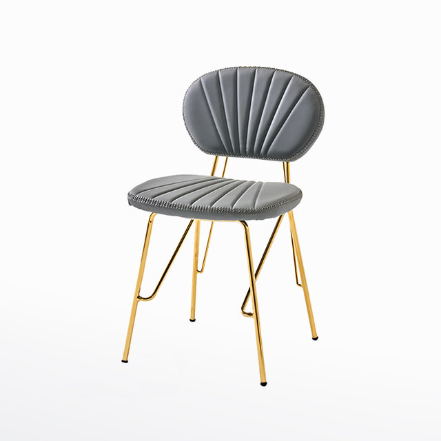 울프원형체어 PU가죽 철제 카페 인테리어 디자인 의자