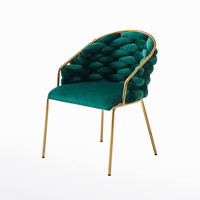 베르나골드체어 철제 벨벳 카페 인테리어 디자인 의자