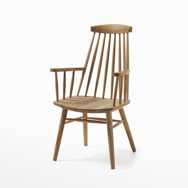 헥톤체어 티크나무원목 카페 인테리어 디자인 서재 의자