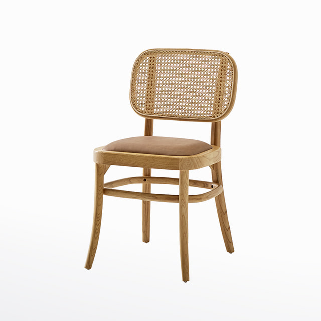 부갑체어 라탄 PU가죽 원목 카페 인테리어 디자인 의자