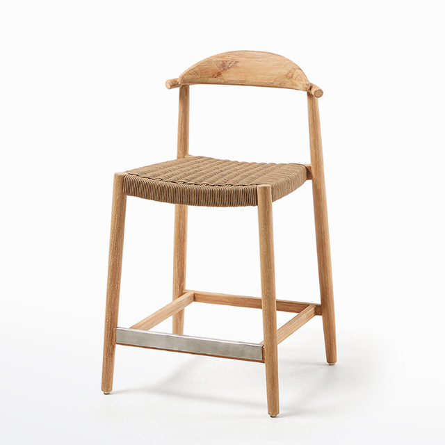 그린스바체어 원목 로프 카페 인테리어 디자인 의자