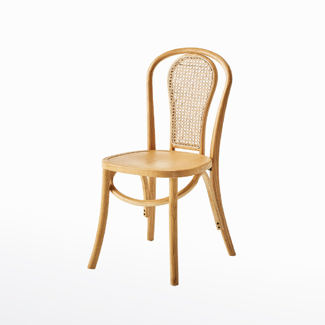 토쿤미체어 원목 천연라탄 카페 인테리어 디자인 의자