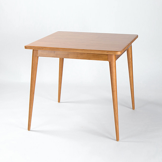 VT9007 2인 원목 식탁 테이블 고무나무 800