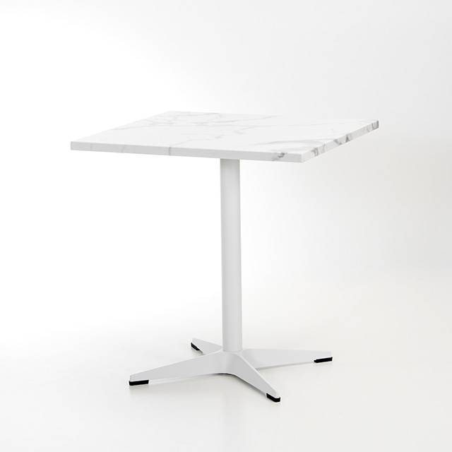 비앙코 MDF 테이블 (크로스다리) 4인용 카페 테이블