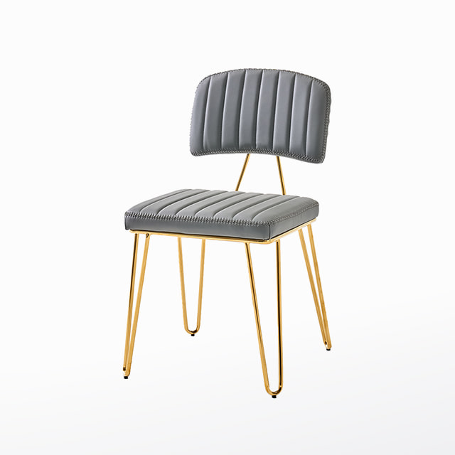 울프사각체어 PU가죽 철제 카페 인테리어 디자인 의자