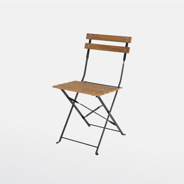 툴루즈 우드폴딩체어 야외 테라스 접이식 인테리어 카페 디자인 의자