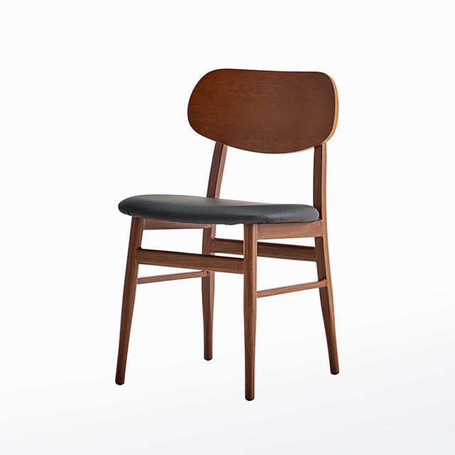 오즈메탈월낫체어 수인철제 PU가죽 카페 인테리어 디자인 의자