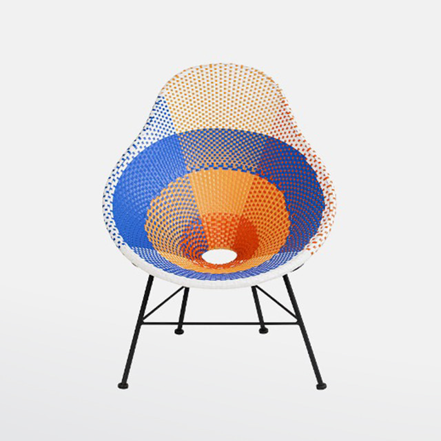 아보카도체어 야외 라탄 테라스 인테리어 카페 디자인 의자